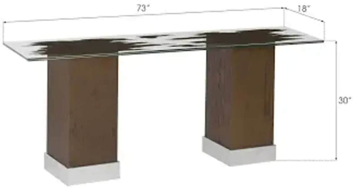 Floating Slice Console Table