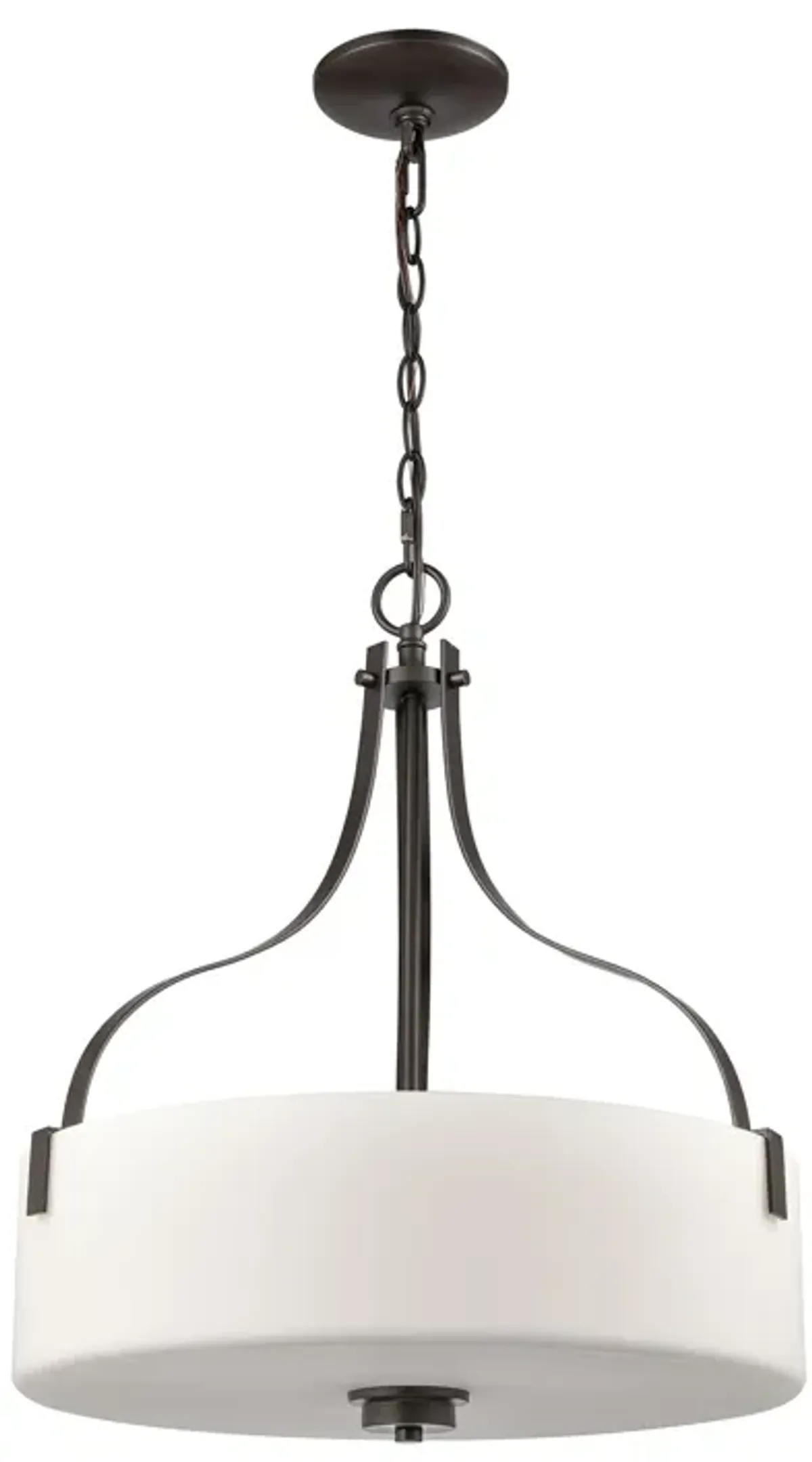 Market Square 18" Wide 3-Light Pendant - Oil Rubbed Bronze