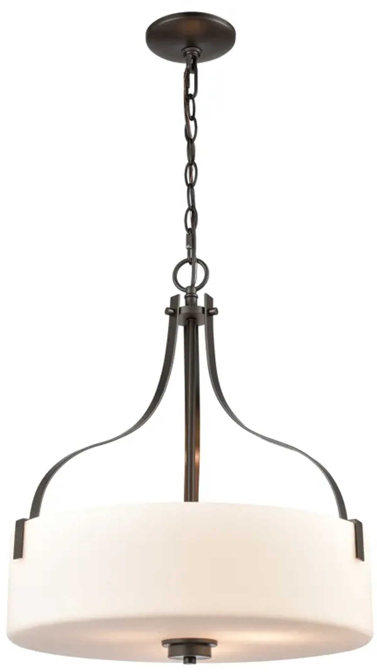 Market Square 18" Wide 3-Light Pendant - Oil Rubbed Bronze