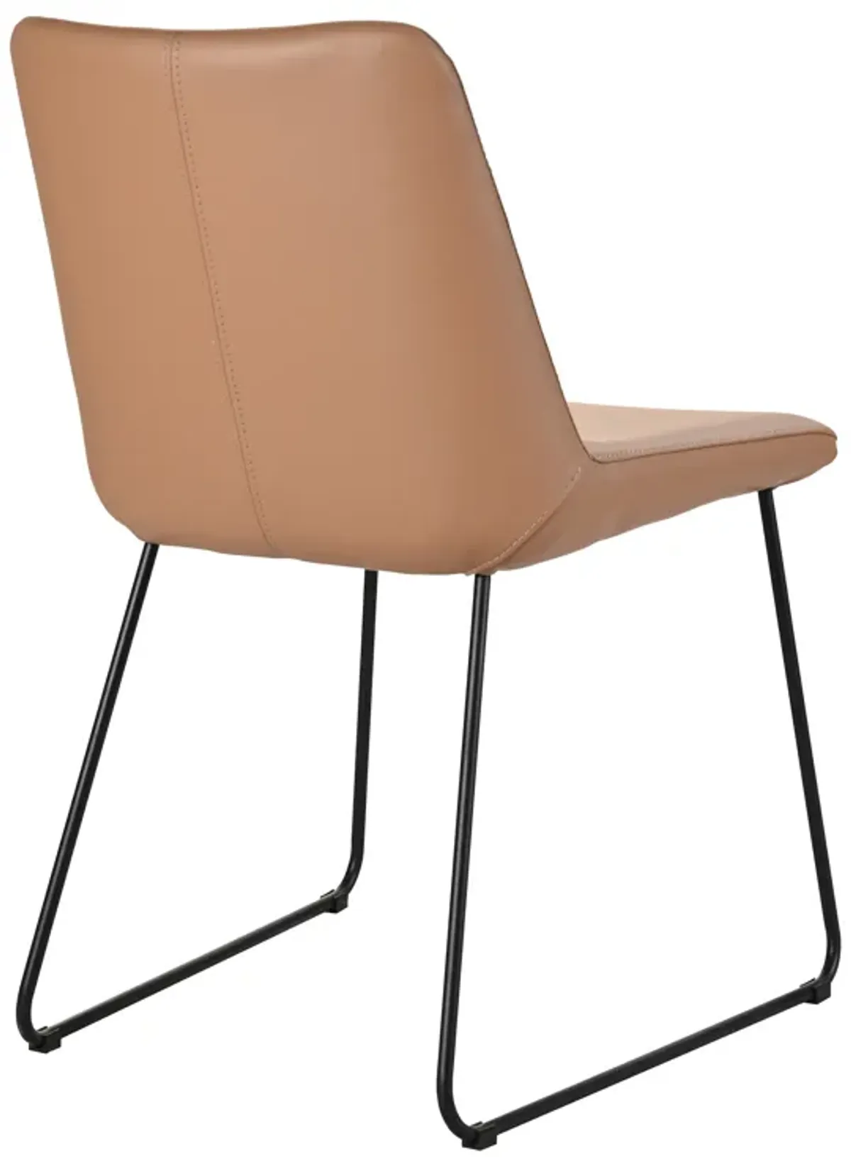 VILLA DINING CHAIR LIGHT BROWN-SET OF TWO