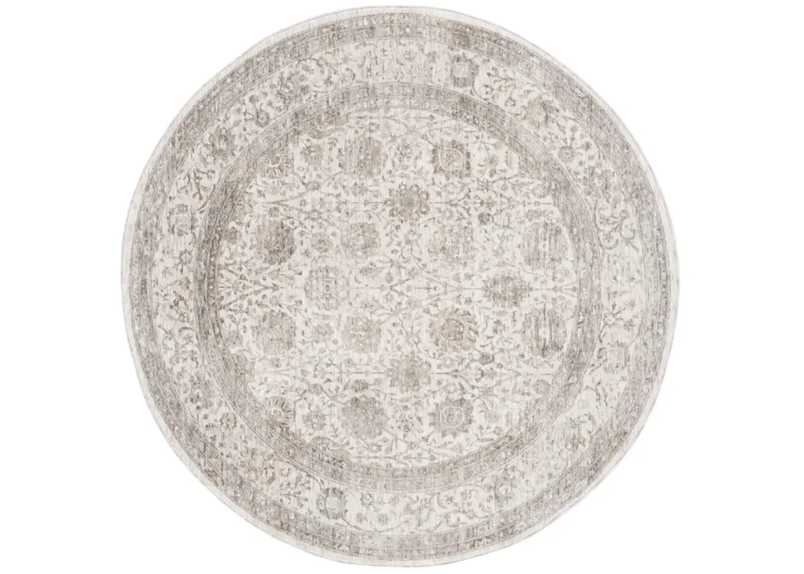 MASON 113 IVORY  6'-3' x 6'-3' Round Round Rug