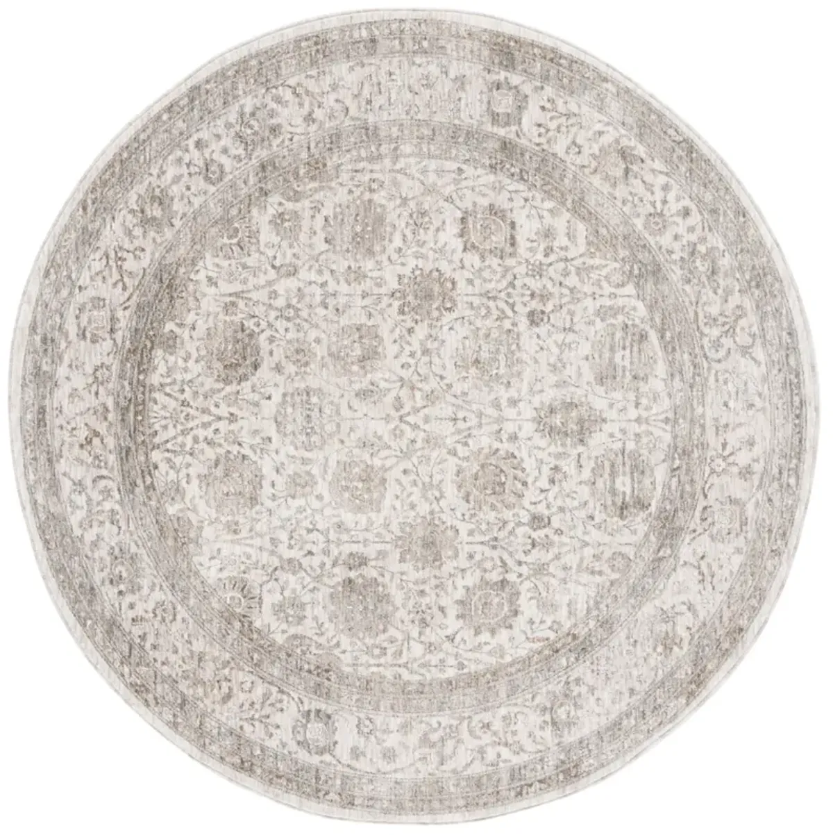 MASON 113 IVORY  6'-3' x 6'-3' Round Round Rug