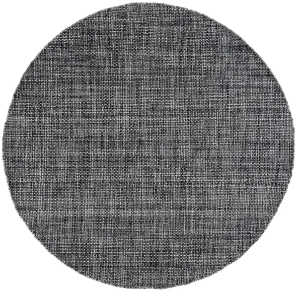 MONTAUK 476 BLACK 6' x 6' Round Round Rug