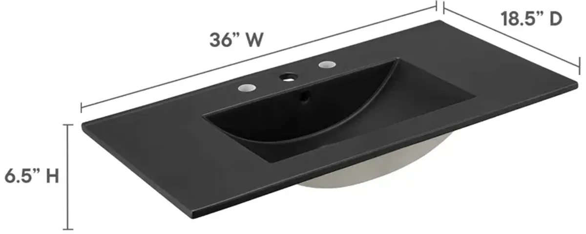 Cayman 36" Bathroom Sink