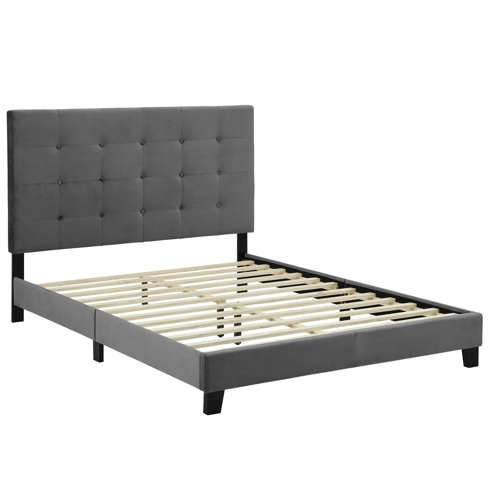 Melanie Tufted Platform Bed