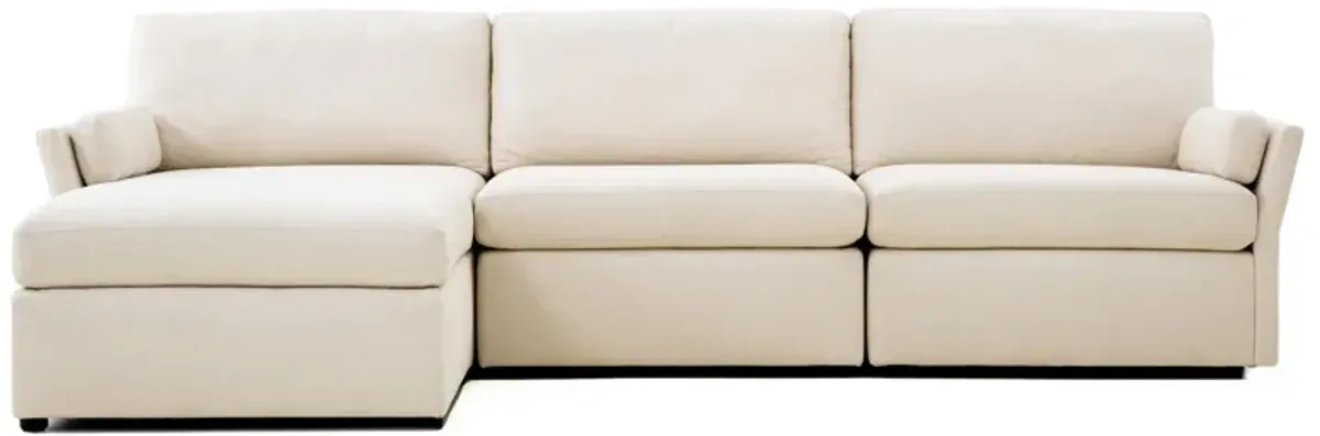 Catarina Cream Chaise Sectional