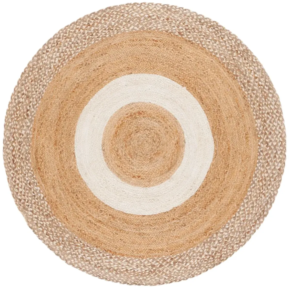 NATURAL FIBER Hand Woven 6' x 6' Round area rug