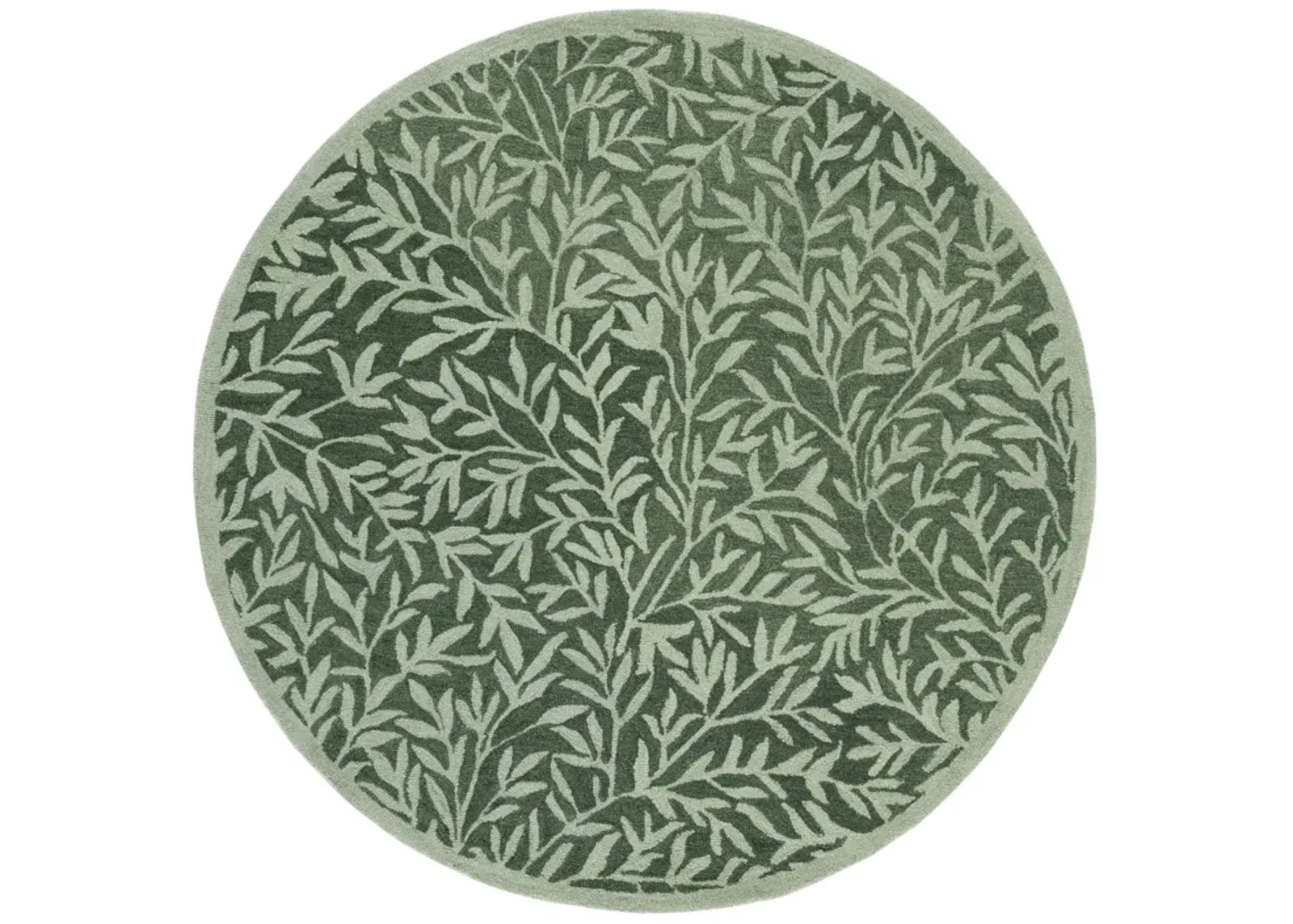 JARDIN 753 GREEN 8' x 8' Round Round Rug