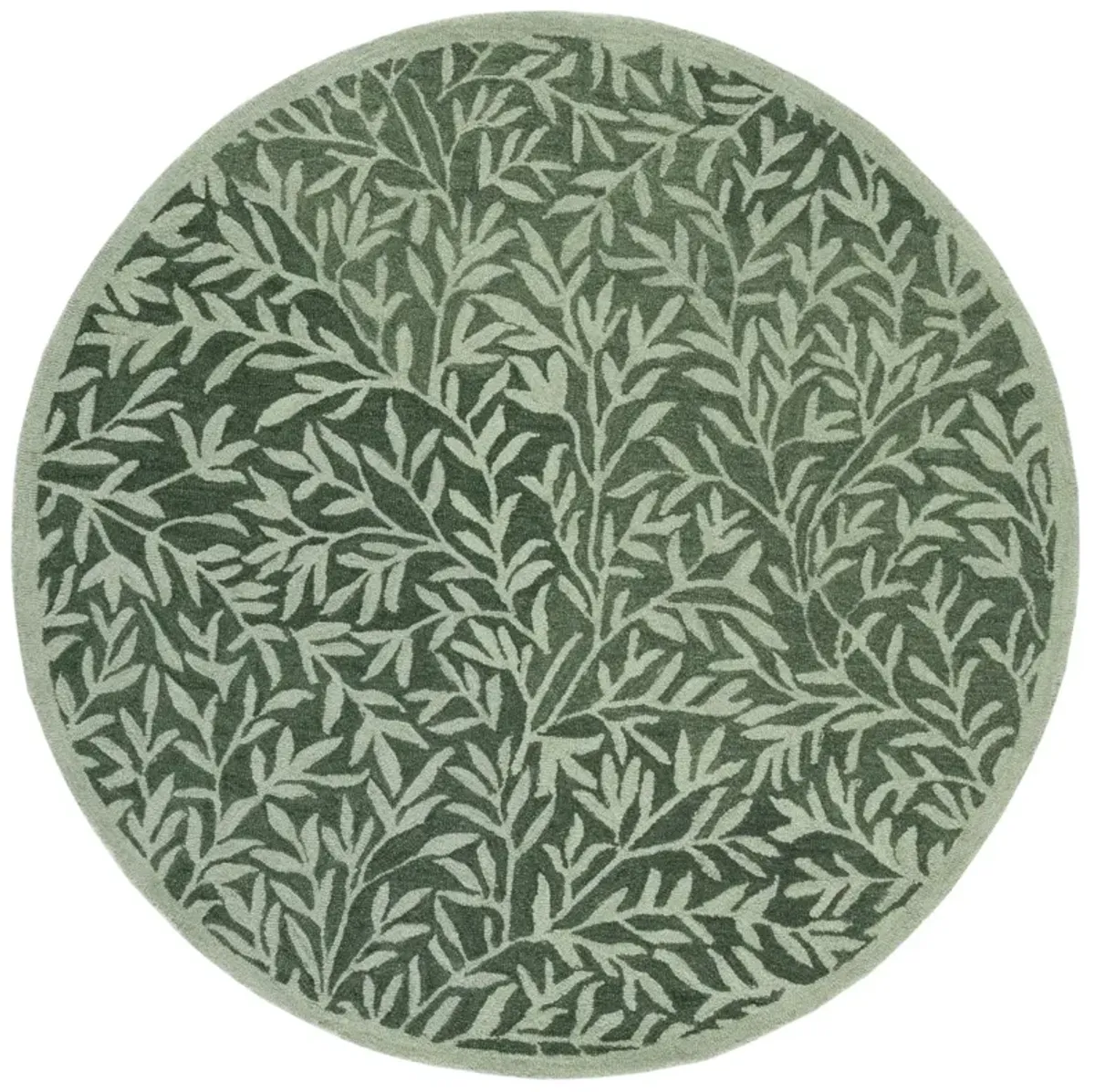 JARDIN 753 GREEN 8' x 8' Round Round Rug