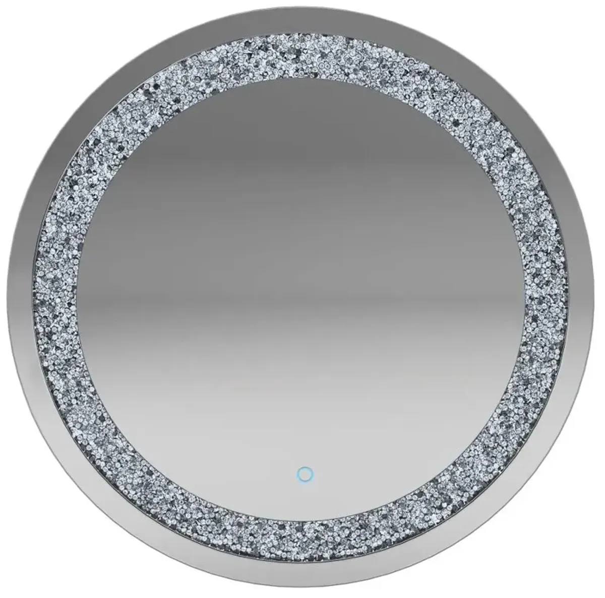 Landar Round Wall Mirror Silver