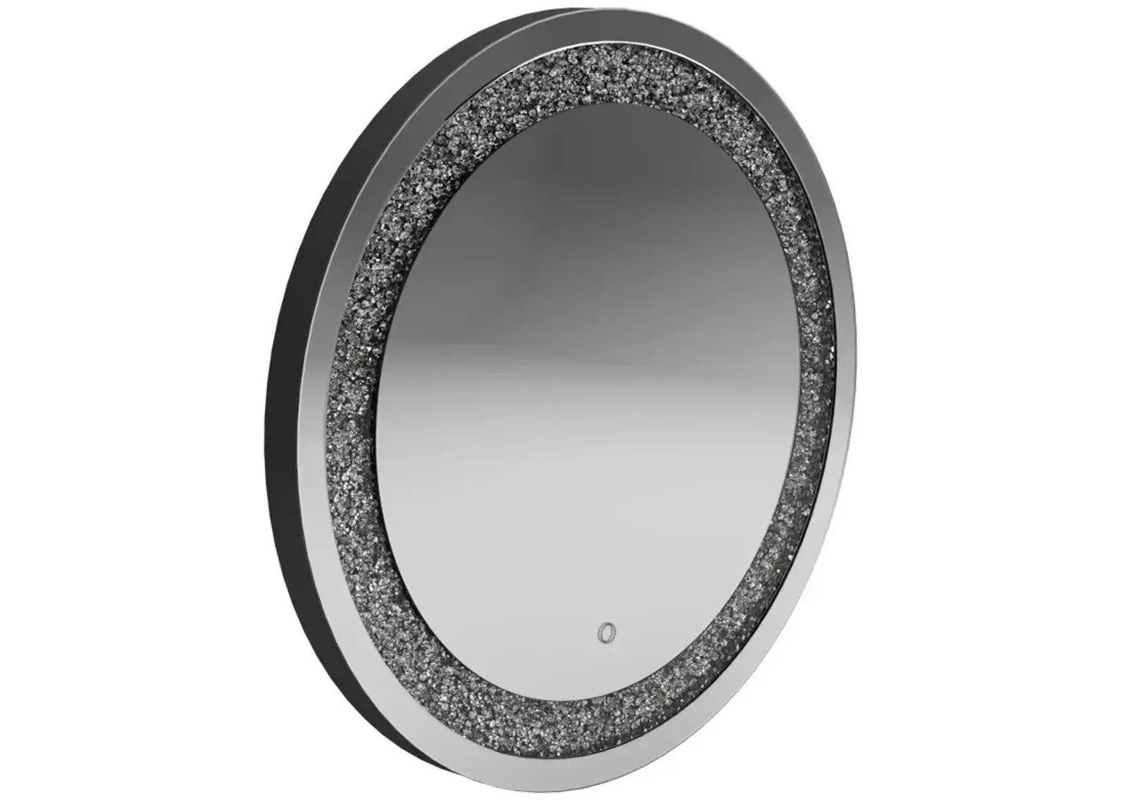 Landar Round Wall Mirror Silver