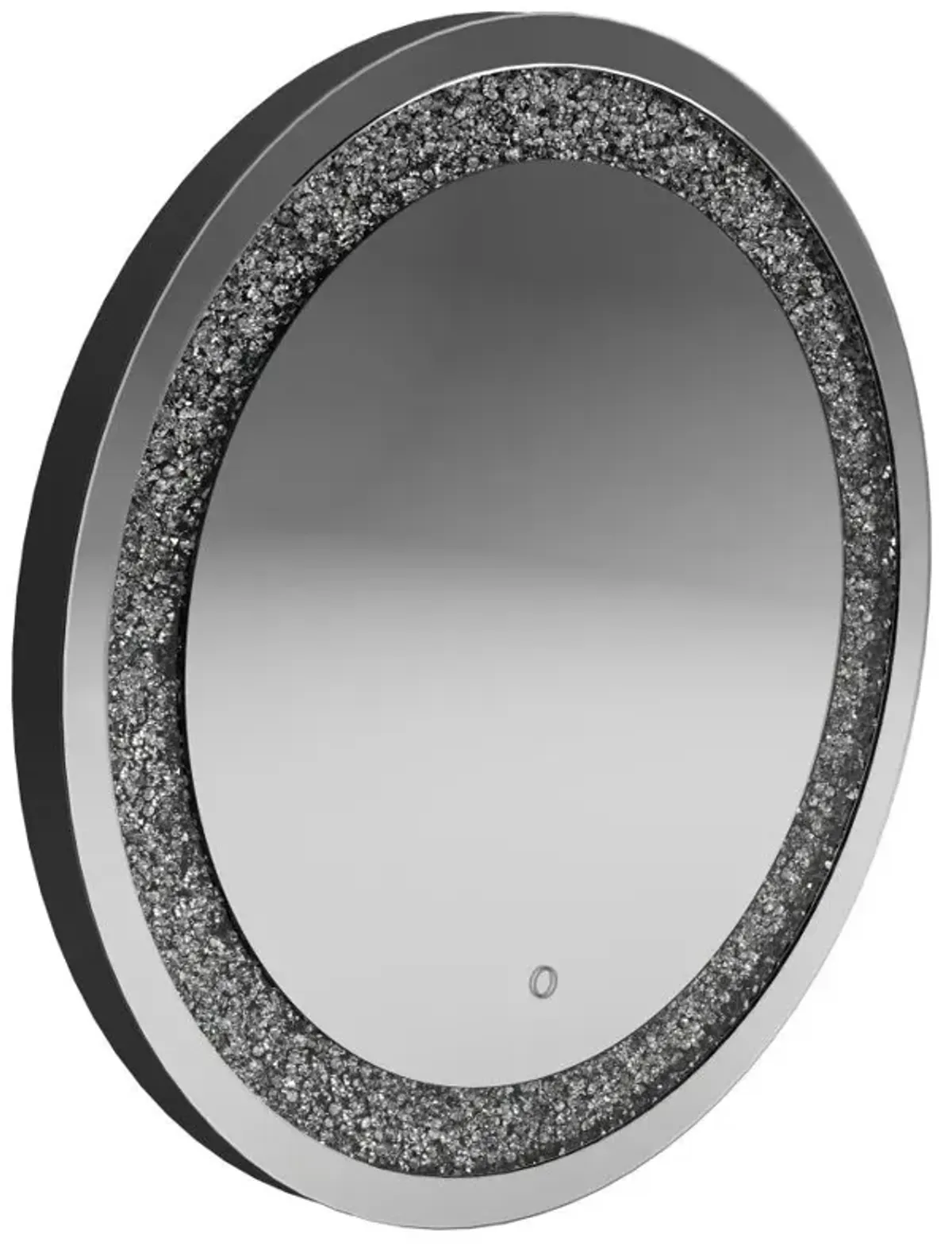 Landar Round Wall Mirror Silver