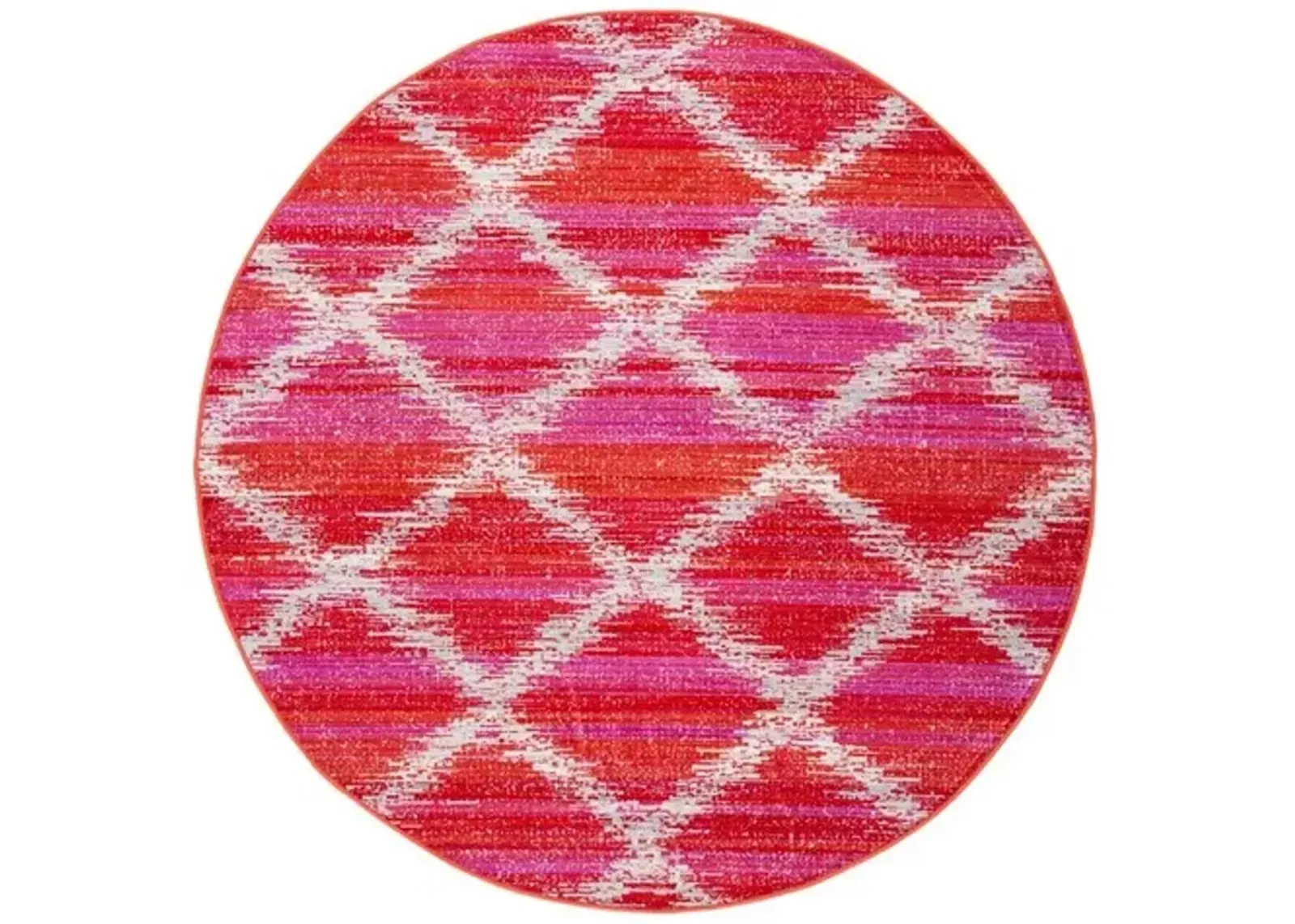 MONTAGE Collection MTG261R-7R Fuchsia / Ivory 6'-7" X 6'-7" Round