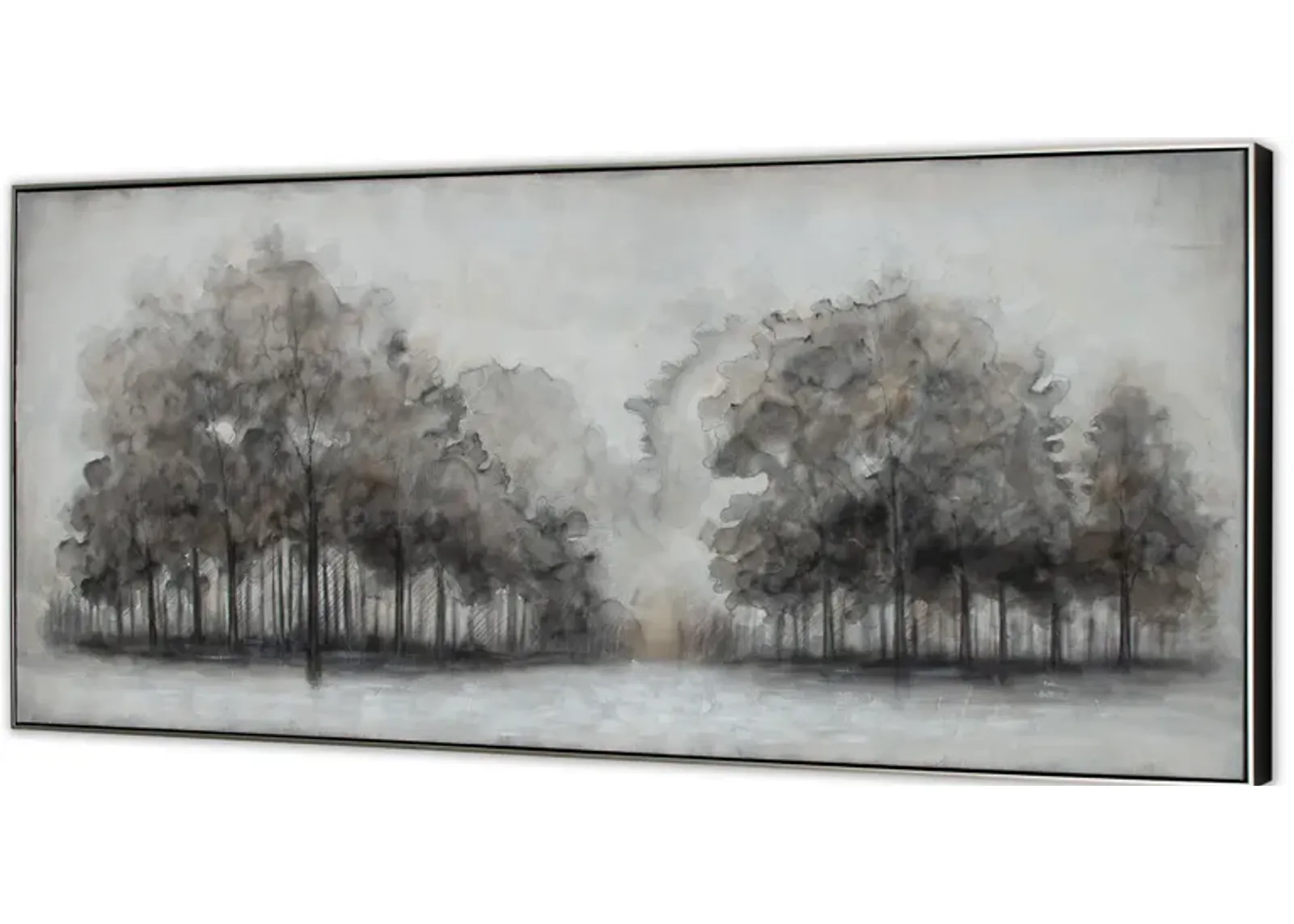 Wildwood Fog, Hand Painted Canvas