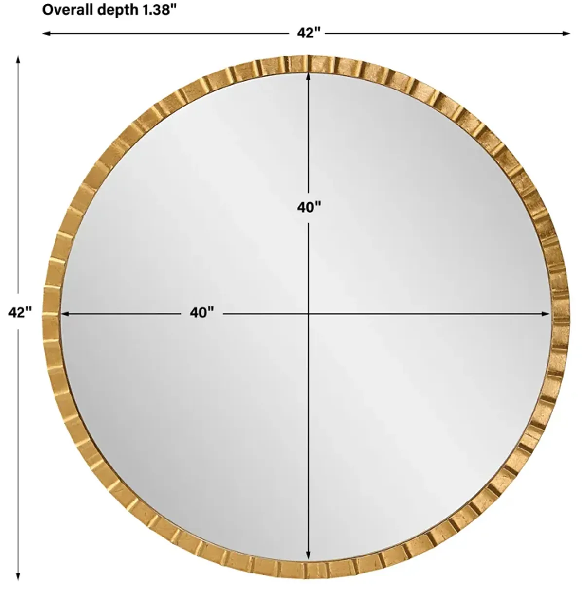 Dandridge Round Mirror