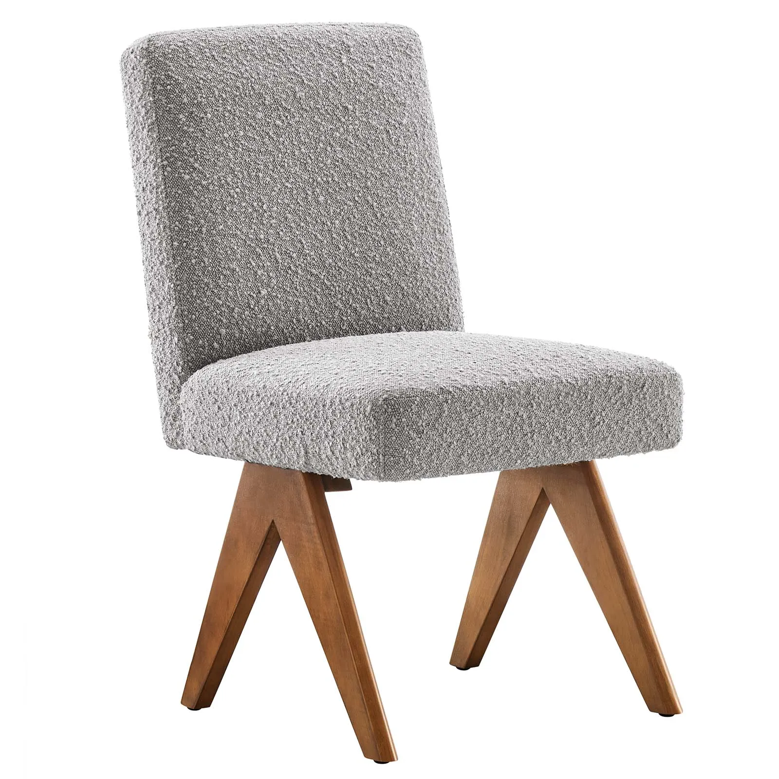 Lyra Boucle Fabric Dining Room Side Chair - Set of 2