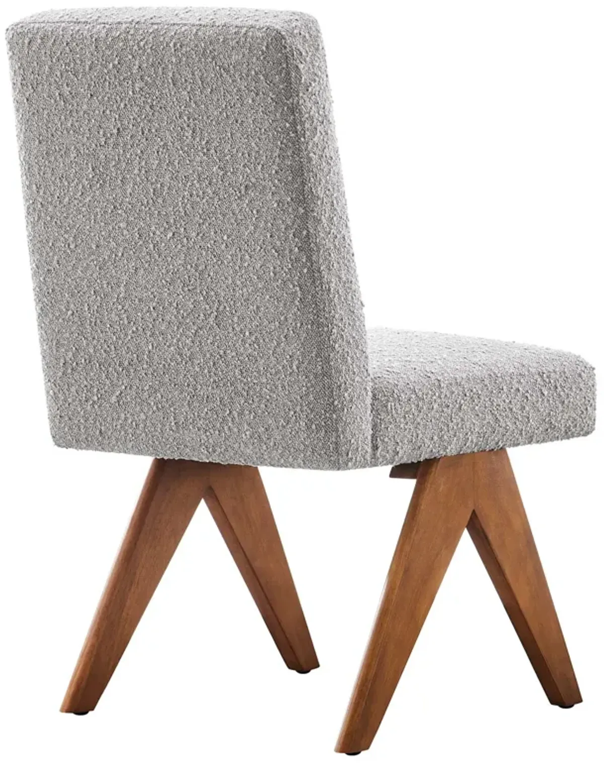 Lyra Boucle Fabric Dining Room Side Chair - Set of 2