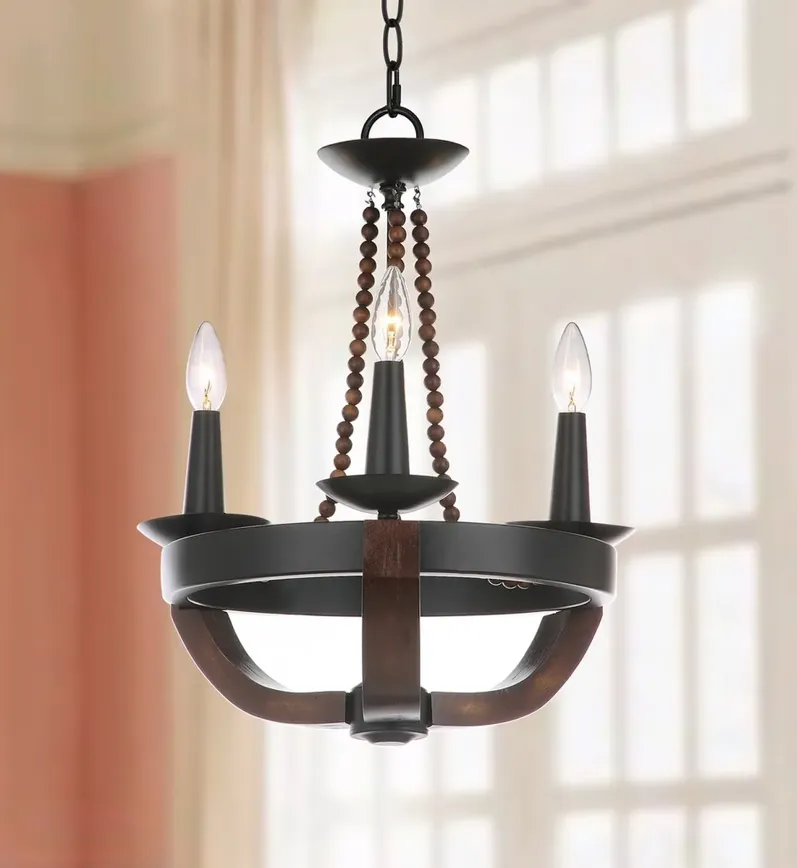 Lucero 17.5" Dia Adjustable Chandelier