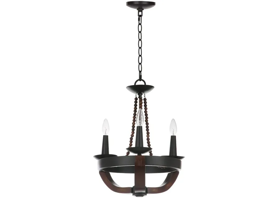 Lucero 17.5" Dia Adjustable Chandelier