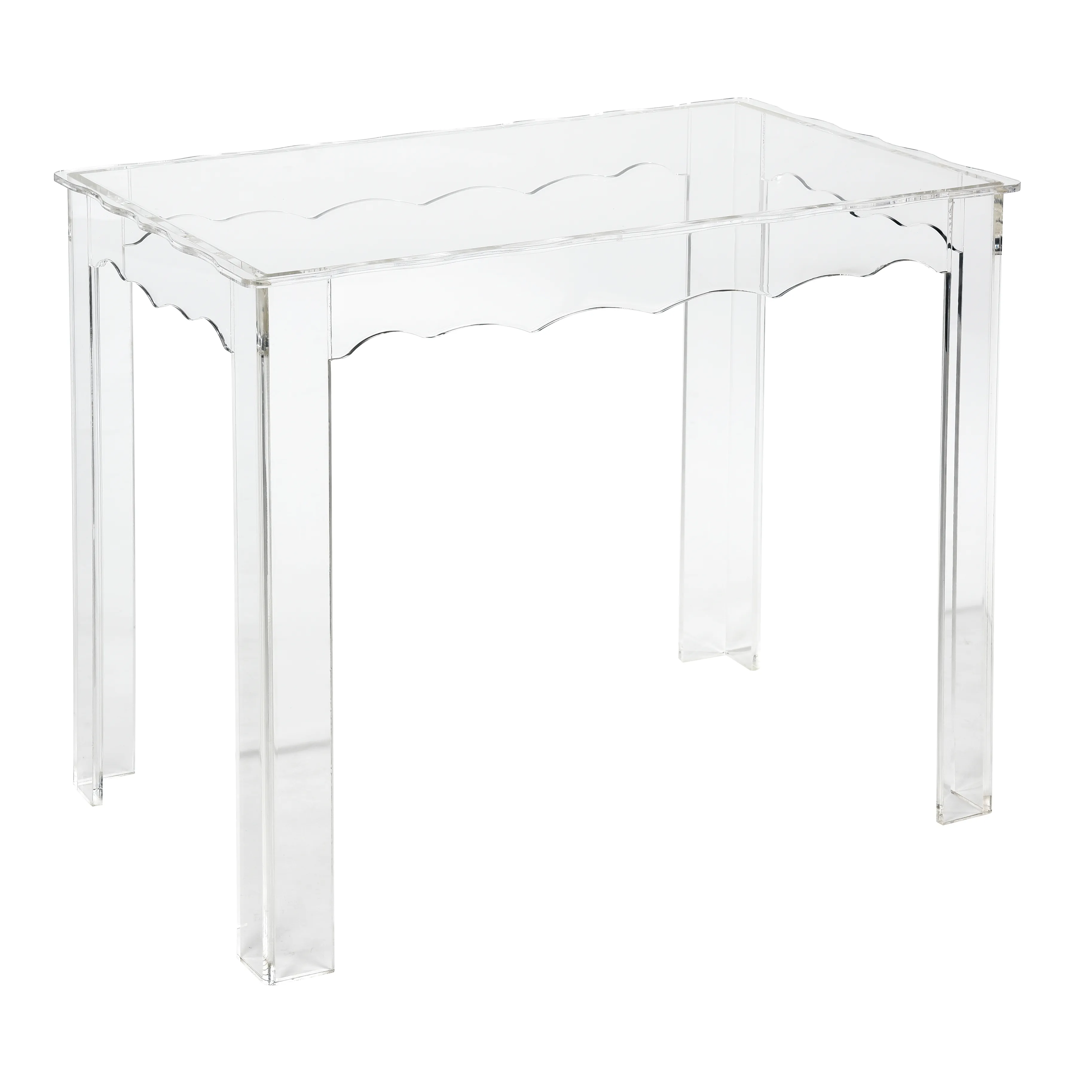 Jacobs Nesting Table - Set of 3 Square Clear