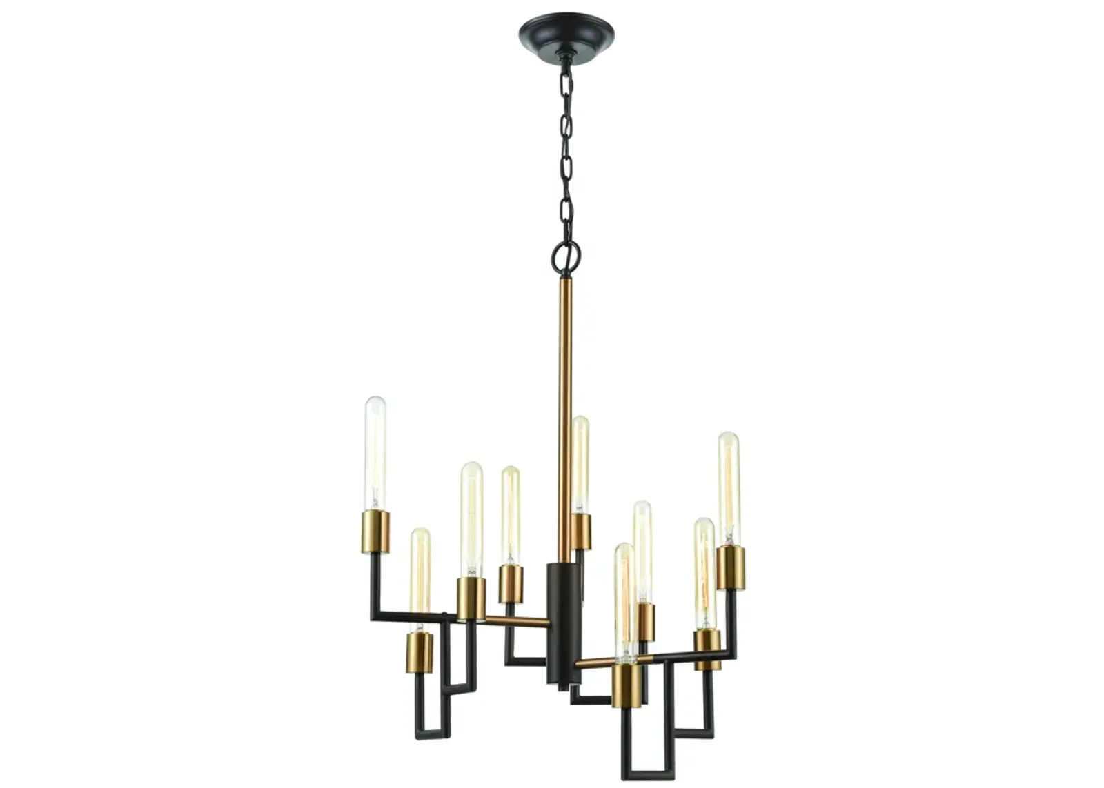 Congruency 23" Wide 9-Light Chandelier - Oil Rubbed Bronze