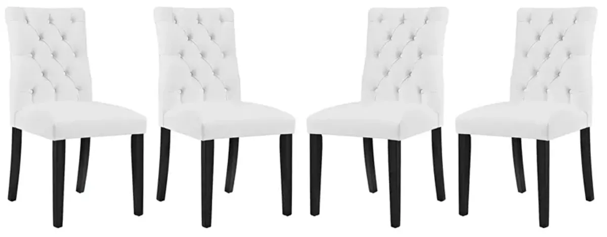 Duchess Dining Chair Vinyl Set of 4