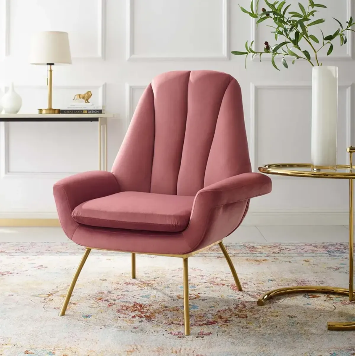 Summit Accent Performance Velvet Armchair