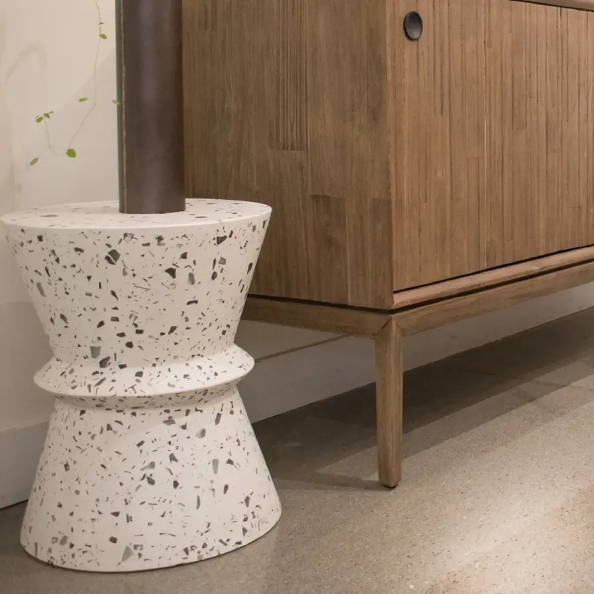 Terrazzo Hourglass Side Table