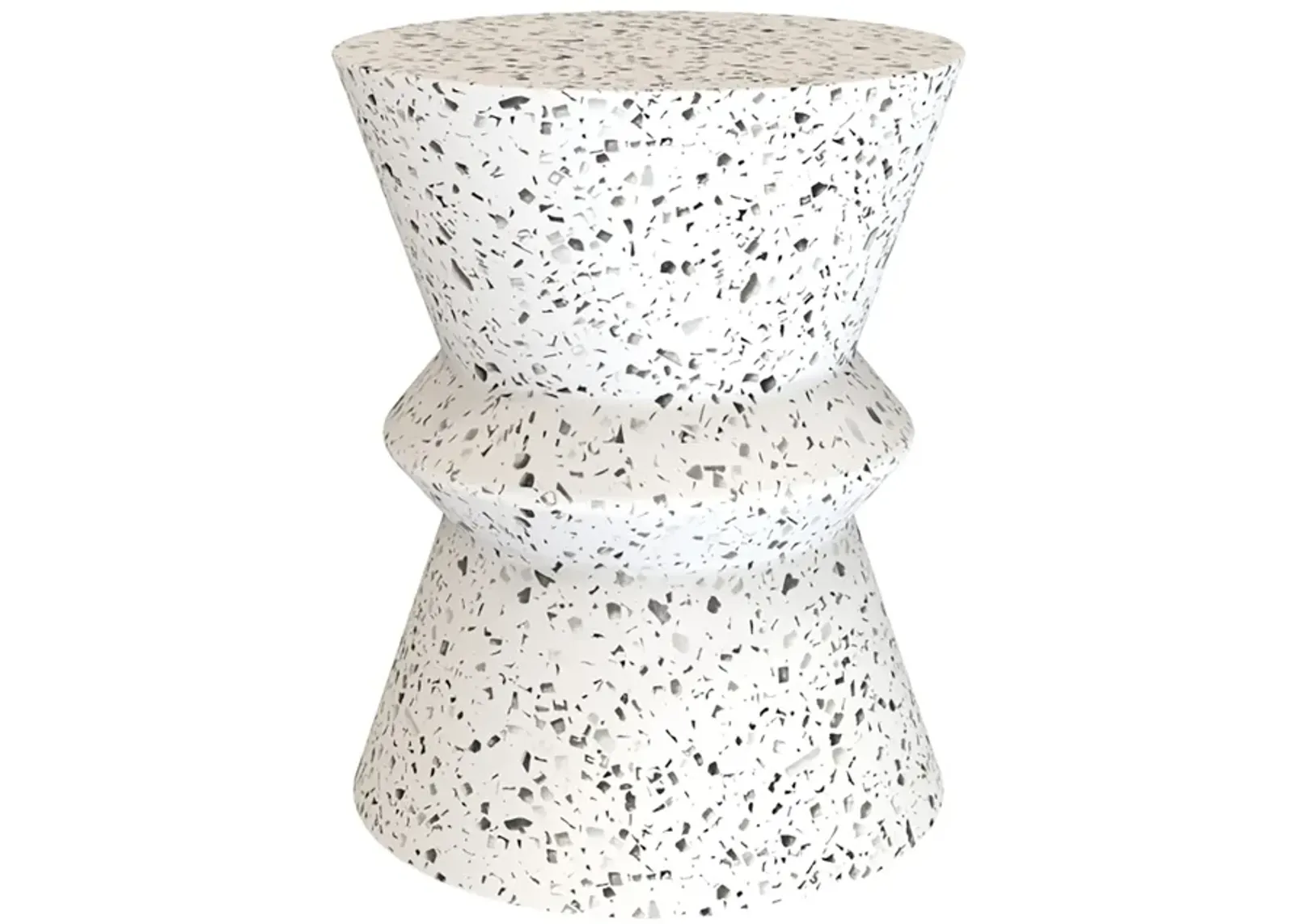 Terrazzo Hourglass Side Table