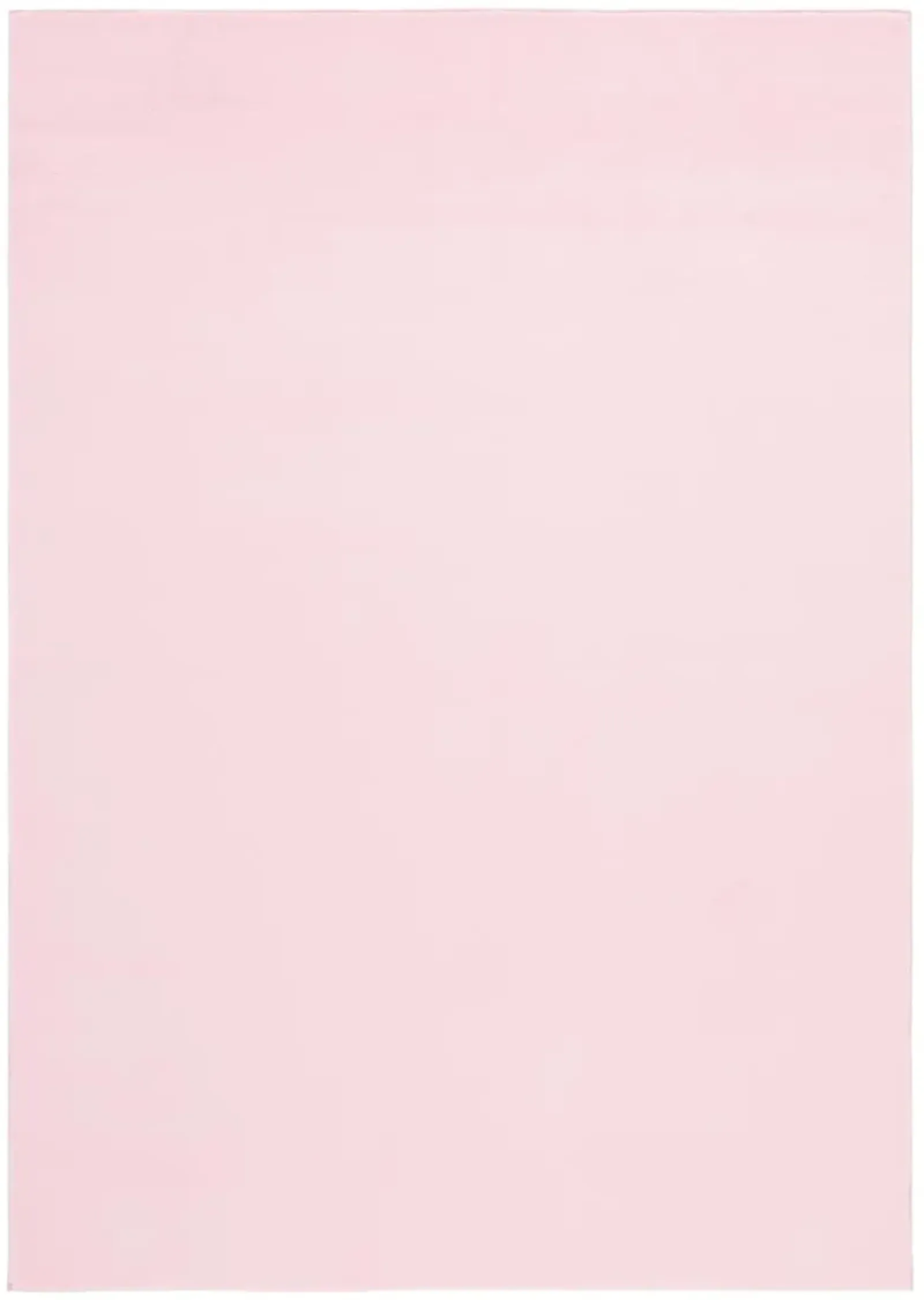 FAUX RABBIT FUR 100 PINK 2' x 3' Accent Rug