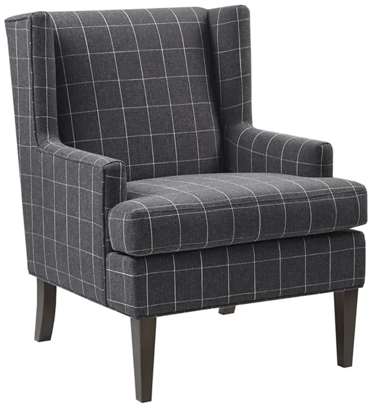 Martha Stewart Decker Charcoal Accent Chair