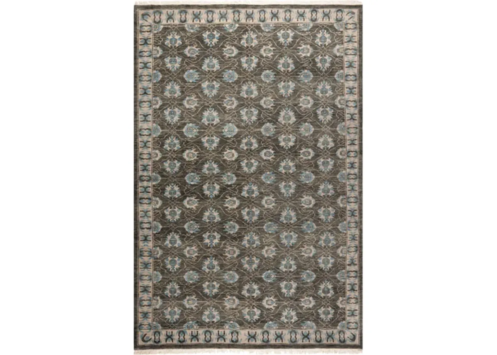 OSH711 Grey 9' X 12' Large Rectangle Rug