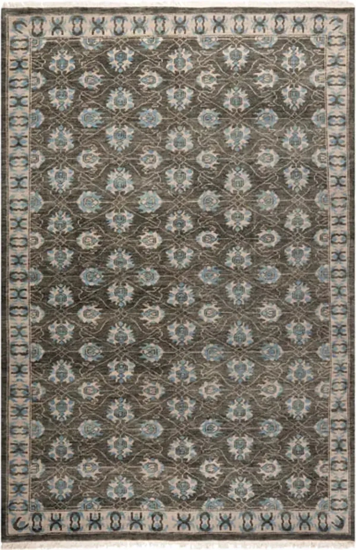 OSH711 Grey 9' X 12' Large Rectangle Rug