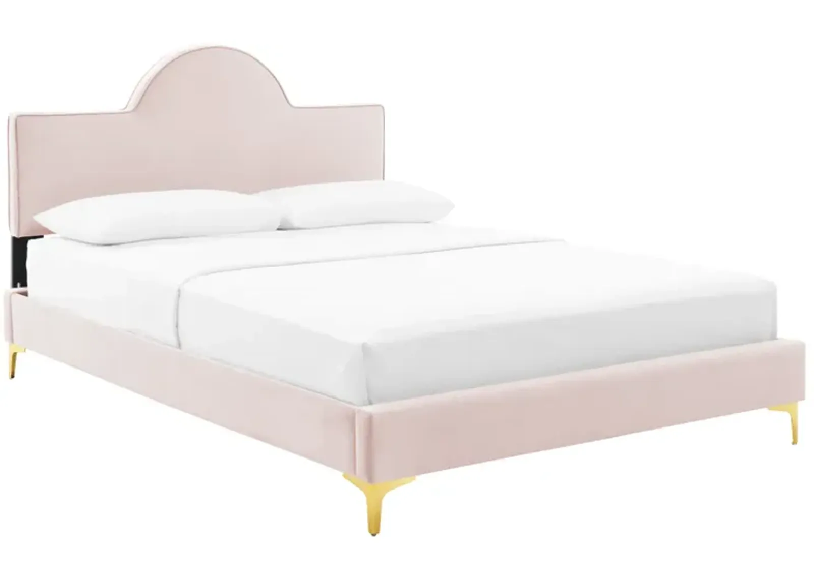 Sunny Performance Velvet Queen Bed