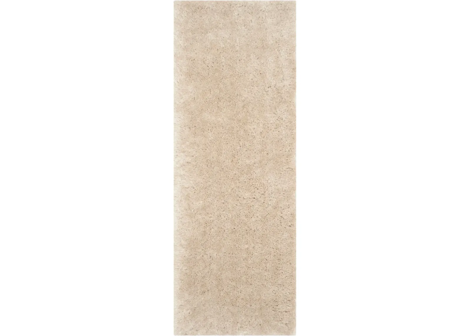 ARCTIC SHAG Beige 2'-3' X 8' Runner Rug