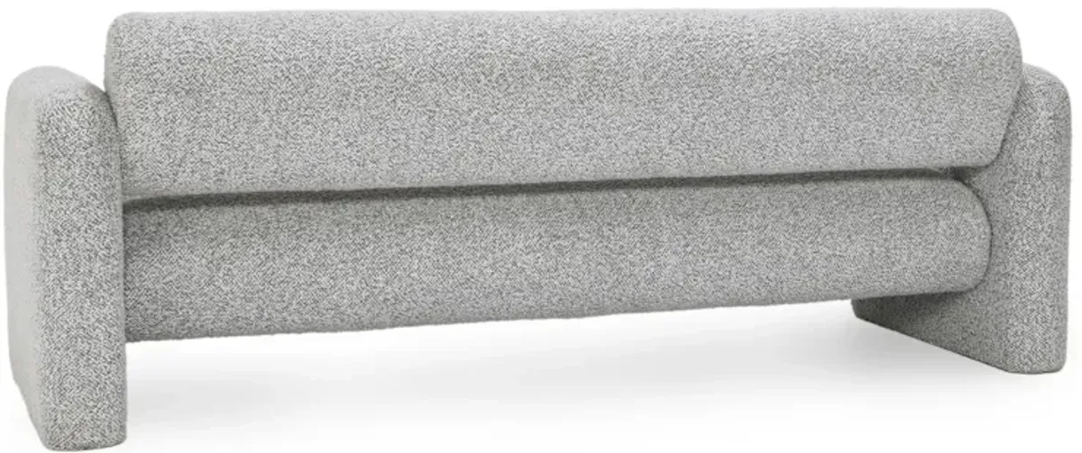 Marcel Boucle 90" Sofa Mercury Gray