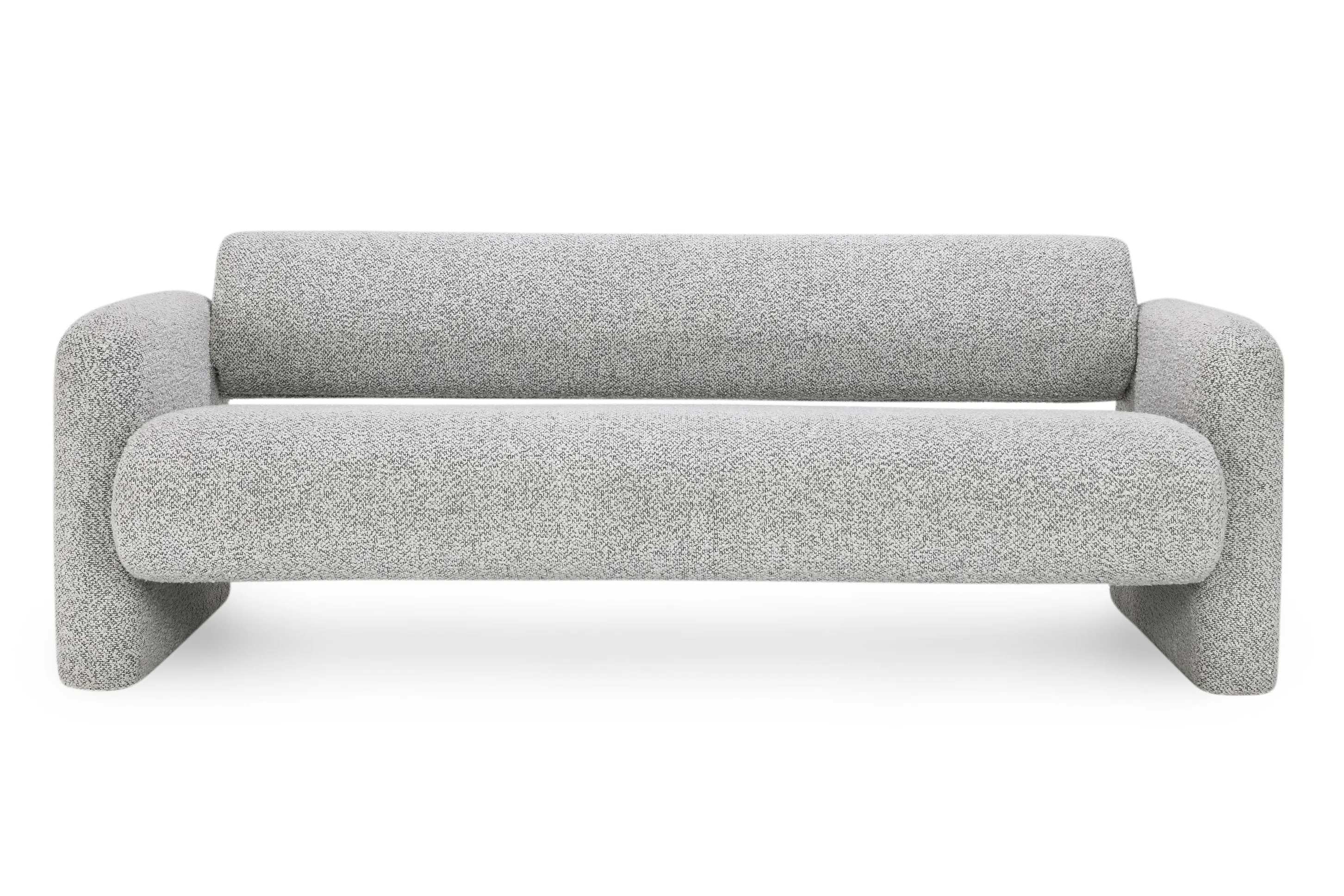 Marcel Boucle 90" Sofa Mercury Gray