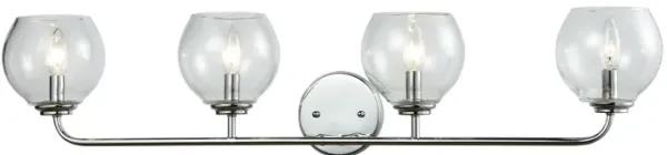 Emory 38" Wide 4-Light Vanity Light - Polished Chrome