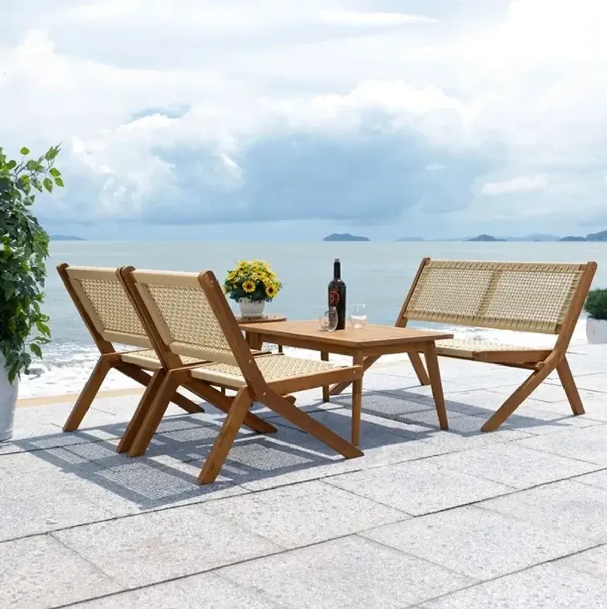 KOBINA 5PC OUTDOOR LIVING SET