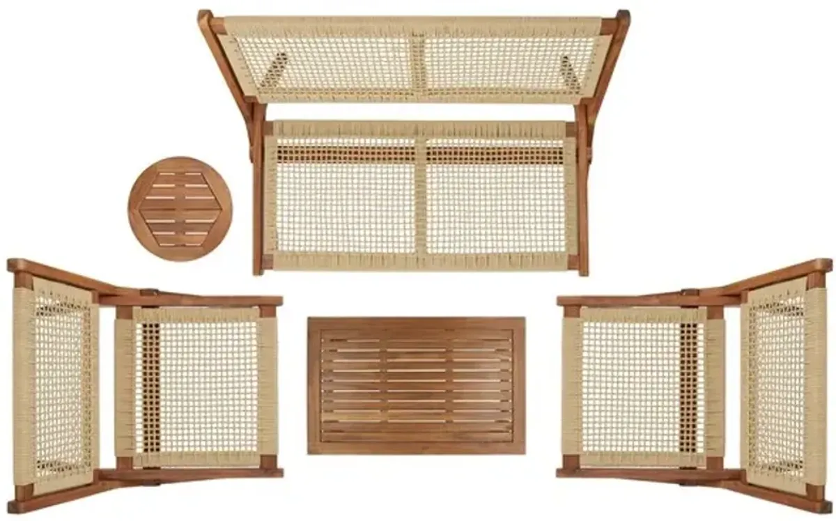 KOBINA 5PC OUTDOOR LIVING SET