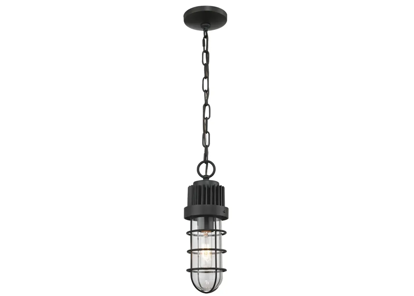 Darby 5" Wide 1-Light Mini Pendant - Oil Rubbed Bronze