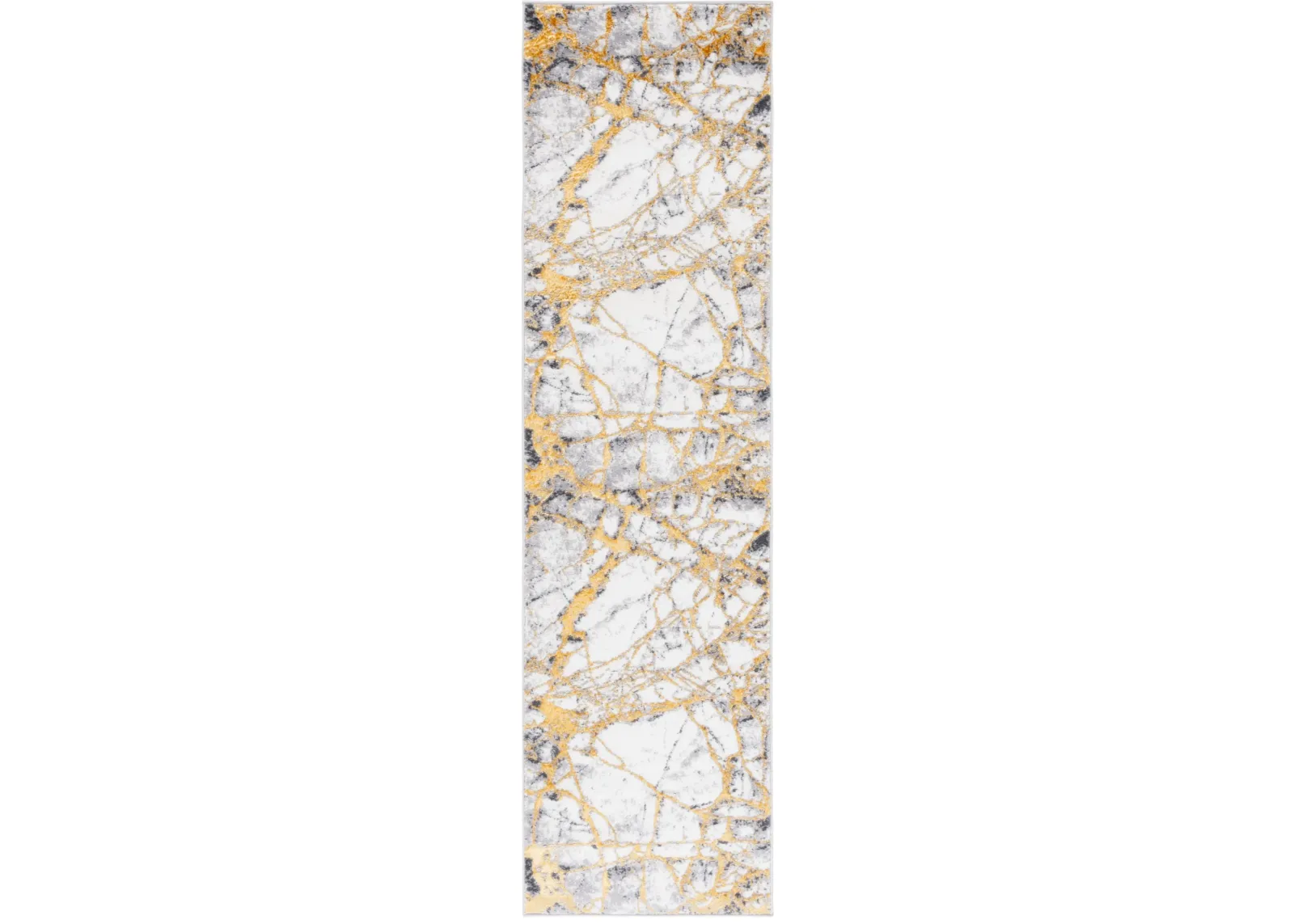 AMELIA 713 IVORY  2'-2' x 8' Runner Rug