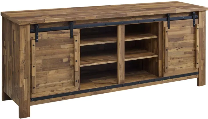 Cheshire Rustic Sliding Door Media Console