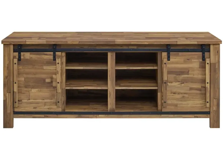 Cheshire Rustic Sliding Door Media Console