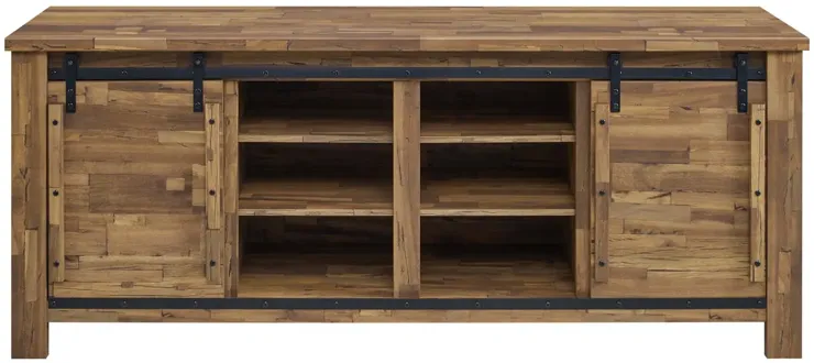 Cheshire Rustic Sliding Door Media Console