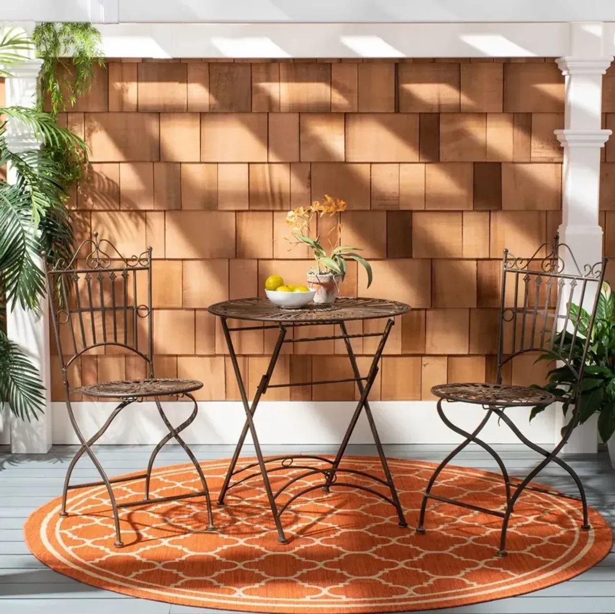 Belen Bistro Set, One Table And Two Chairs