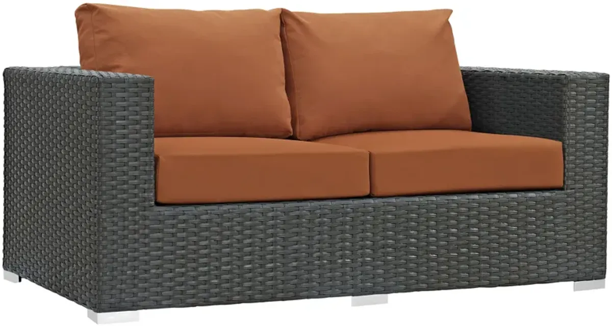 Sojourn Outdoor Sunbrella Loveseat