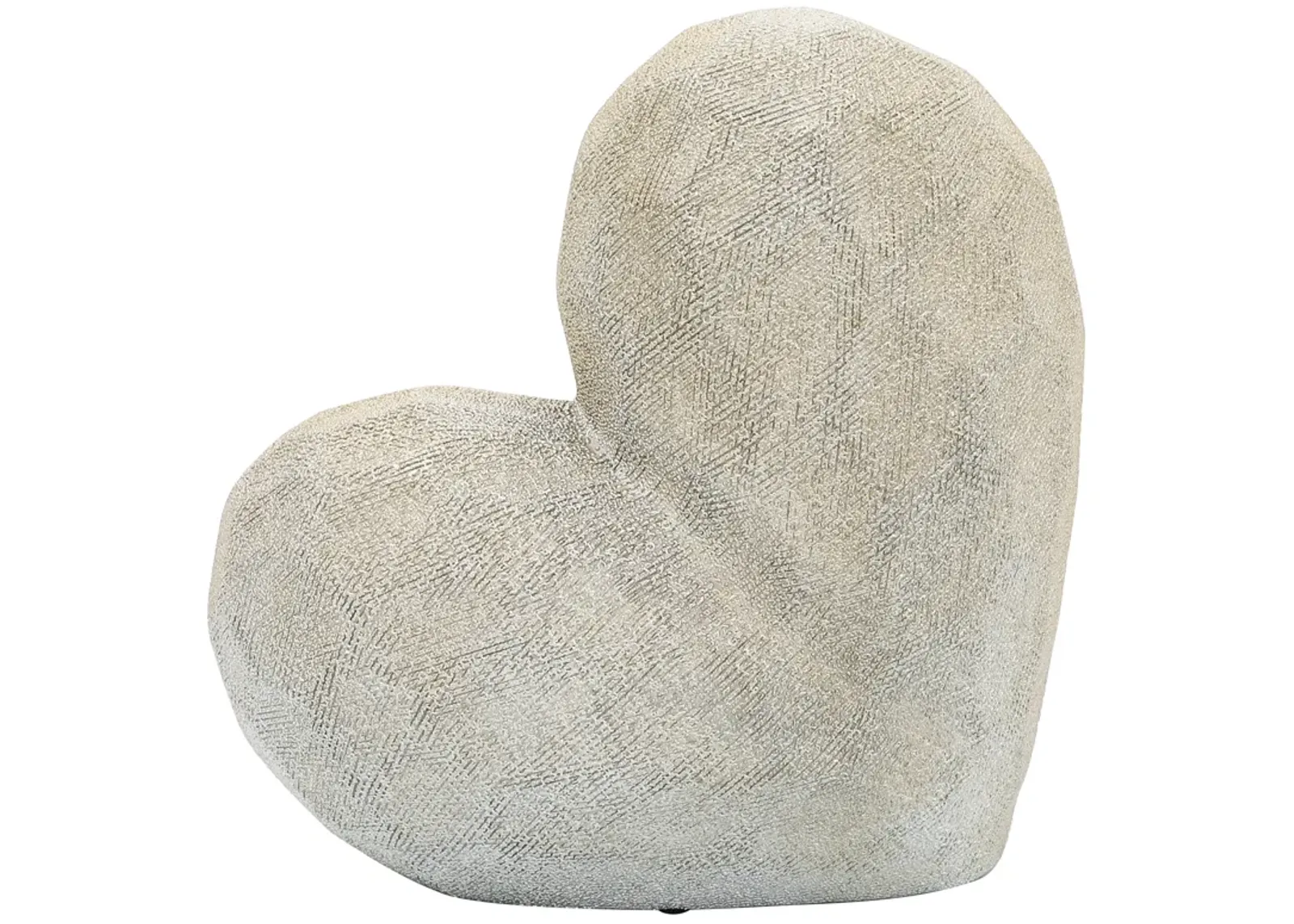 Scratched Heart Decor - Large