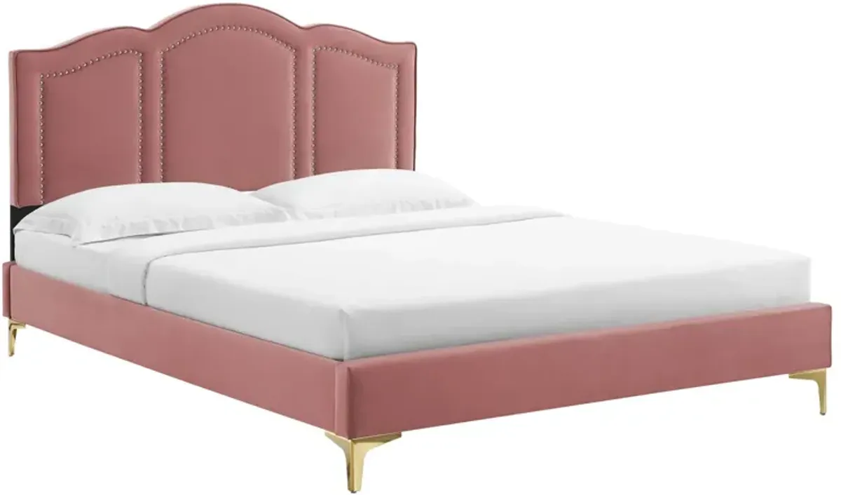 Emerson Performance Velvet King Platform Bed