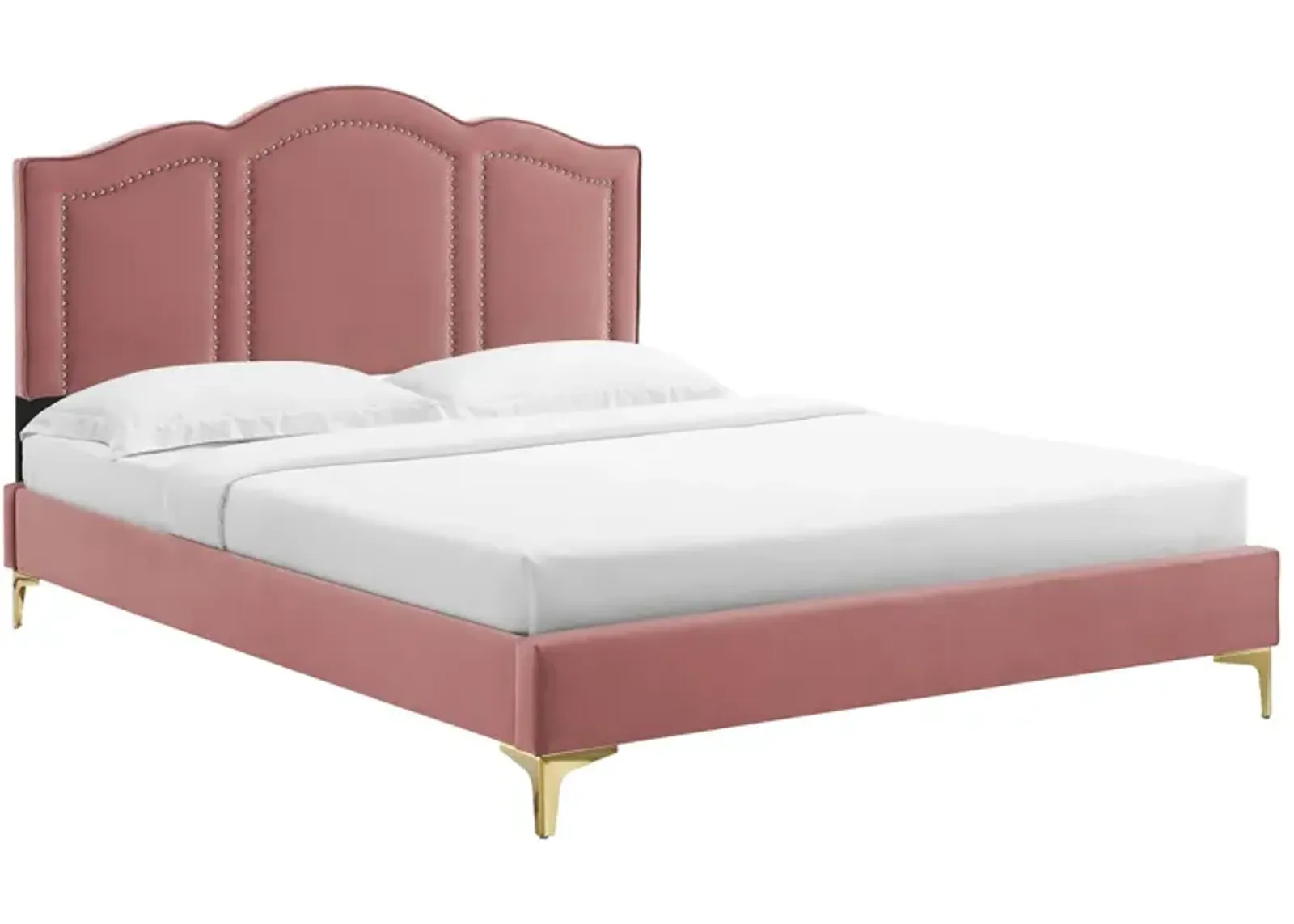 Emerson Performance Velvet King Platform Bed